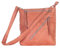 Handtasche Damen moderne Schultertasche Umhängetasche mit Reißverschluss Shopper Beutel mit verstellbaren Riemen 20205 (Orange)