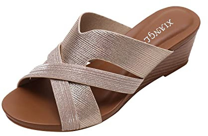 TYUIOP big buckle damen lila sommer pantoletten leicht zehentrenner frauen bequeme yoga fußbett badelatschen geschlossene sandalen 42 loafer mit absatz lack elegant