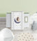 Baby Wickelauflage mit Verstärkung 70 x 47 cm Igel - Wickelplatte für Babybett - Wickelaufsatz und Bettumrandung - Changing Mat Zubehör