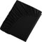 Tifschlaf Spannbettlaken 160x200cm Schwarz Bettlaken - Spannbetttuch 160x200 aus Weich Mikrofaser, Betttuch Bett Laken Bezug 160 x 200 30 cm Tiefe Tasche, Bed Fitted Sheet Bedsheet