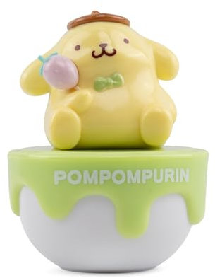 BANDAI Sanrio Hello Kitty and Friends 50th Anniversary Capsule - 8cm Collectible Pompompurin Figure with Display Box, Cute Sanrio Gifts, Hello Kitty Sanrio Collectibles, and Anime Gifts for Girls