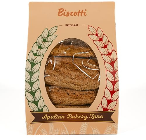 Biscotti Artigianali integrali Lunghi Ideali per una Buona e Sana Colazione ma Anche per uno Snack Dolce Veloce e Gustoso fatti a mano (1200 GR)