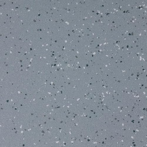 Contract Blue Speckled Effect Anti Slip Heavy Duty Commercial Kitchen Vinyl Flooring, 2.2mm Thick Waterproof Linoleum Flooring -2m(6'6) X 2m(6'6)-4m²