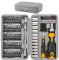 Hi-Spec 79-teiliges Schraubendreher-Set mit Bits, 1/4 Steckschlüssel & Griff – Inkl. Torx, Sicherheits-Sechskant, Präzisionsbits & Koffer – Flexibel & Vielseitig