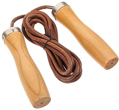 Yardwe Gym Skipping Ropes for Adults Skipping Ropes for Adults Fitness Endurance Training Tool Wooden Handle Skipping Rope for Sports Exercise Wear-resistant Rope