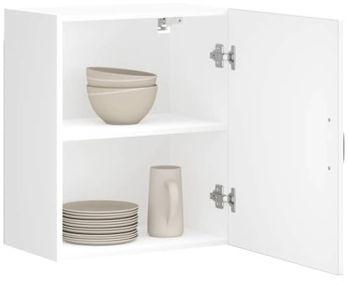 Myheimly Küchenschrank Küchenzeile,Küchenmöbel Einbauküche Schrank,Holzwerkstoff Schrank,Weiß,wall Cabinet,50 x 31 x 60 cm