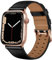 Compatibile con Apple Watch Band 49 mm, 46 mm, 45 mm, 44 mm, 42 mm, 41 mm, 40 mm, 38 mm, cinturino in vera pelle con fibbia sicura a doppio perno per iWatch Ultra Series 10 9 8 7 6 5 4 3 2 1 SE (nero