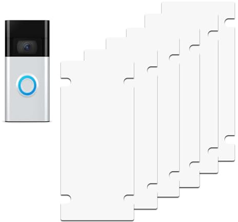 YIXINHE 6Pcs adhesive pad upgraded version with no drilling and strong double-sided tape, suitable for wireless unsubscribed video doorbell bracket, Ring doorbell no drilling bracket