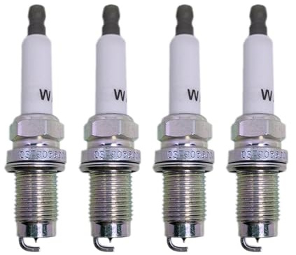 Zündkerzen 4/6 Stück 03F905600A Lzfr6P7 für Audi A3, Volkswagen, Beetle, Golf Mk6, Skoda, Fabia Yeti, Seat Leon 1.2L (4 Zündkerzen)