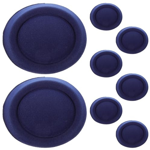 CORHAD Fascinator Basis aus Eva und Stoff Komfortabel und Multifunktional Hut 8 Stück Navy Hut für Damen für Selbstgemacht Haar und Haustierdekoration