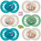 MAM Schnuller LATEX Original Schnuller 16+ Mo. // Boy Mix // 6er Set // inkl. 3 Sterilisiertransportboxen