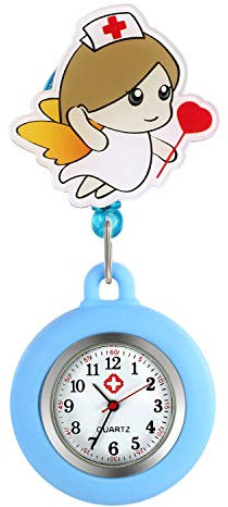 Lancardo Orologio Nurse Quarzo Infermiera Medico Donna Cartone Silicone Quadrante Digitale Non Impermeabile