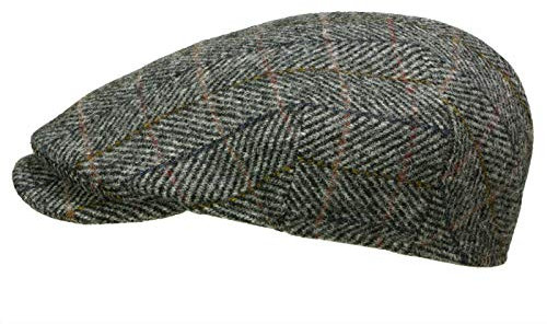 Hut-Kaufen Sportmütze Harris Tweed Einteilige Flatcap - Grau (50) - 55 cm