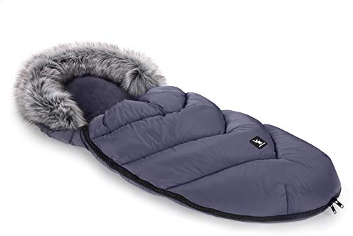 Fußsack Schlafsack Cottonmoose Footmuff Moose zum Kinderwagen Sportwagen Autositz (graphite)