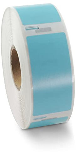 BETCKEY - 2 Rollen Blau Adressetiketten Kompatibel mit DYMO 11352(S0722520), 25mm x 54mm, 1000 Farbige Etiketten für LabelWriter 450, 4XL NICHT passend 550 oder 5XL
