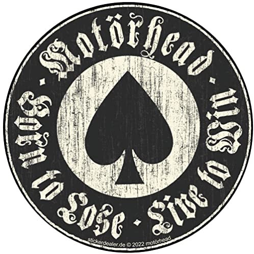 Motörhead England Aufkleber Sticker Bands Musik Rock Heavy Lemmy Ace of Spades ca. 10 cm