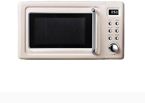 Nostalgia Classic Retro 700-Watt Countertop Microwave Oven With LED Display, 6 Cook Settings, Countertop Microwave, Compact, Rotary Control,White little surprise