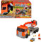 Matchbox Action Drivers - Escavatore Trasformabile, playset con veicolo truck in scala 1:64 trasformabile in centrale di scavo, 4 accessori a tema inclusi, giocattolo per bambini, 3+ anni, HPD64