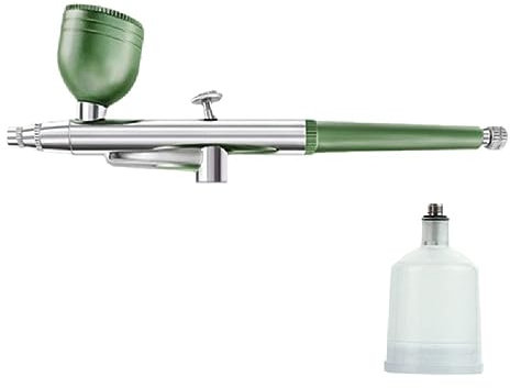 Air Brush Double Action Feed Nozzle Spray Guns Cake Decorating Brushes for Nail Manicure Art Crafts Cake Art Air Compressor Professional and Compressor Set Model