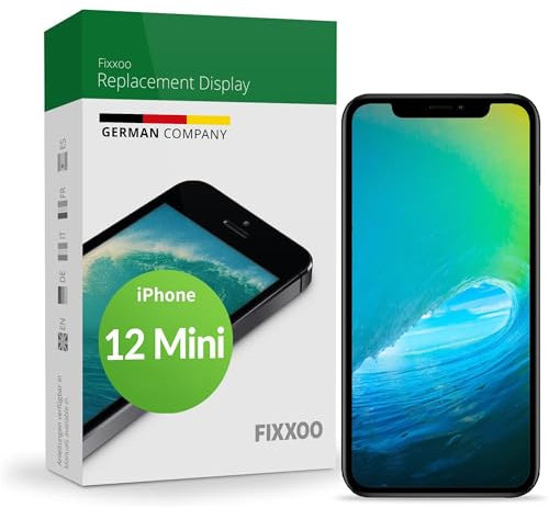 GIGA Fixxoo® iPhone 12 mini Display Original Retina OLED Display mit Touchscreen - Original iPhone Ersatzdisplay für iPhone 12 mini