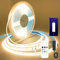 FUIQI Striscia LED COB 10 metri,striscia led cob bianco caldo 2700K,24V Smart app e telecomando Striscia LED dimmerabile,320LED/M,CRI>90, larghezza,adatto per camere da letto,cucine,armadi