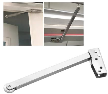 Topyond Ferme Porte,Ferme Porte Simple En Acier Inoxydable, Séquenceur Coordinateur De Porte Coupe Feu En Acier Inoxydable, Réglage Précis De La Séquence De Fermeture