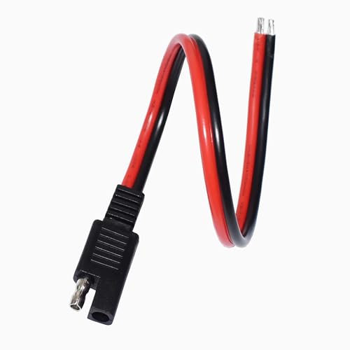 Bolwins K51S SAE 72 Anschlusskabel Adapter - 2-poliges SAE-Schnellverbindungs-/Trenn-Verlängerungskabel für Auto, Motorrad, Stromversorgung & Nachrüstsatz