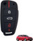 GVSS Protection Coque Clé pour Audi Q3 A1 A4 A6 LA2 LA3 LA4 Q2 Q5 Q7, Coque en Silicone de Clef de Voiture Compatible avec Audi,Coque de Protection pour Clé de Voiture