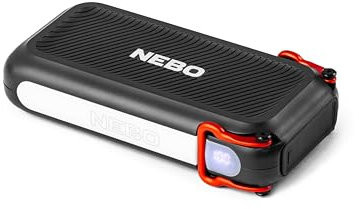NEBO Rambler 20K Power Bank - High-Capacity 20,000mAh Portable Charger with Dual USB-C & USB-A Ports & Floodlight - Travel-Ready for Camping, Hiking & Remote Work
