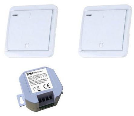 PW-551 EINBAUVERSION DES-2300+2x Timer-Funkwandsender DWS-10T