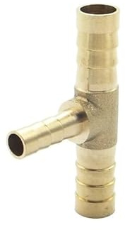 1 unidad, 4mm, 5mm, 6mm, 8mm, 10mm, 12mm, 14mm, 16mm, tipo T, espiga reductora for manguera, tubo de púas de latón, adaptador de conector reductor(8-5-8mm OD)