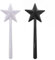 CQEAZ robusts - Juego de salero y pimentero, dispensador en forma de estrella para amantes de la comida