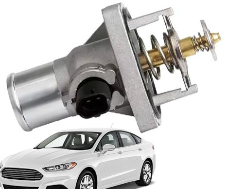 Termostato Para Coche,Carcasa del Termostato de Refrigerante - Accesorios De Repuesto Incluyendo Sensor Preciso Junta Y Radiador Para Sistemas De Aceite Y Agua En Motores De Automóvil Camión Y Vehícul
