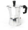 Excelsa Chicco Moka Caffettiera in Alluminio, 1 Tazza, per Gas, Piastra Elettrica e Vetroceramica, senza scatola