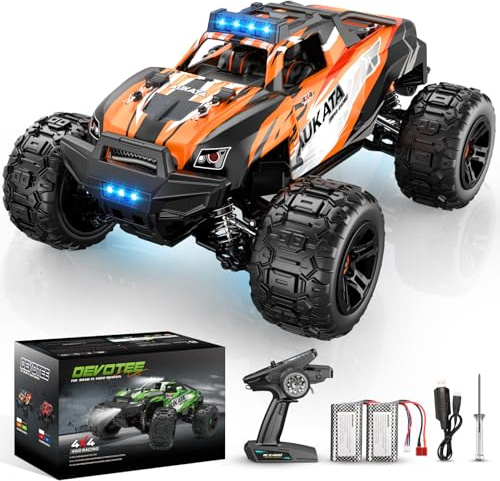 HappyGoLucky 1:18 Ferngesteuertes Auto 36KM/H, 4WD Monstertruck Ferngesteuert RC Auto, Offroad RC Truck Geburtstag für Erwachsene