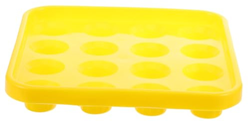 Toyvian Plastic Billiard Ball Holder Tray Snooker Pool Ball Storage Organizer for Home Club Game Accessories Wear-resistant Carrying Tray