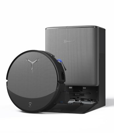 ECOVACS DEEBOT T90 PRO OMNI Robot Vacuum Cleaner with Mop,30,000Pa Blast Suction,PowerBoost Charging,Instant Self-Cleaning OZMO Roller Mop,TruEdge Deep Edge Cleaning,AI Obstacle Avoidance