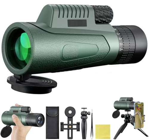 Sevitini Monocular, 10-30x50 Monocular Telescope, für Erwachsene und Kinder, FMC BAK4 Prisma, Monokular klein, für sportveranstaltungen Vogelbeobachtung Reisen Jagd Konzert Sport im Freien