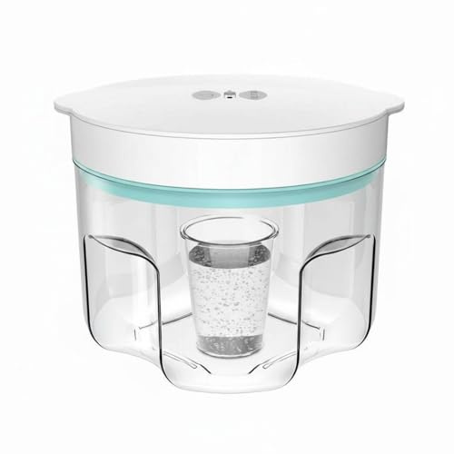 Nishiyuenyi Resin Blasenentferner Vakuumkammer Luftabscheider Polycarbonat Behälter zur Sicheren Beseitigung von Blasen Im Harz für Handwerksarbeiten, Modern Mit Grünem Dichtungsring