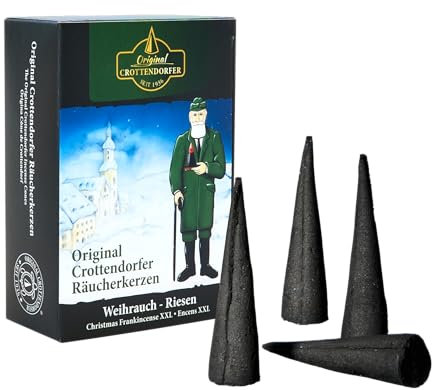 Crottendorfer Räucherkerzen Mega Pack - 20 Weihrauch Riesen