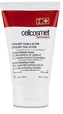 Cellcosmet Exfoliant Dual Action Gesichtspeeling, Coconut,Hibiscus,Jojoba, 60 ml