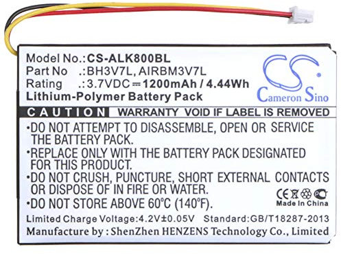 CS-ALK800BL Batterie 1200mAh Compatible avec [Autec] Air A4, Air A6, A8 remplace AIRBM3V7L, BH3V7L, DM3V7L