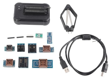 USB-Universalprogrammierer Programmierbare Logikschaltungen für TL866II Plus EEPROM FLASH 8051 AVR MCU GAL-PIC mit 10 Adaptern