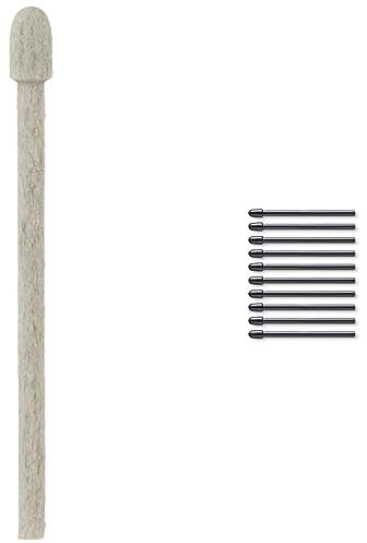 Wacom ACK22211 Pointes Standard pour Stylet Pro Pen 2 et Pro Pen 3D - 10 Nibs Standard et 10 Nibs Feutre