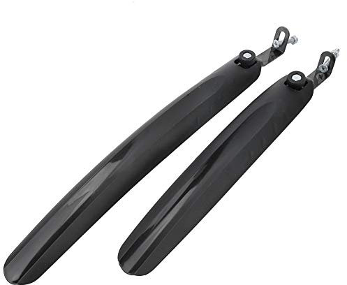 Fahrrad Kotflügel 1 Paar Forderrad Kotflügel Mountain Rennrad Kotflügel Abnehmbare Schutzbleche Fahrradreiniger Kotflügel(Schwarz)