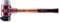 Simplex Schonhammer, Gummikomposition, mit Standfuß / TPE-mid; mit Tempergussgehäuse und hochwertigem Holzstiel | D=60 mm | 3023.260