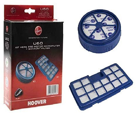 sparefixd Kit de filtres HEPA pour Hoover TCR4230 TCR4233-001 RUSH TCR4233021