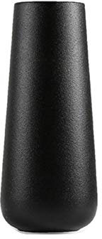 Koomiao Vase Schwarz Keramik Vase Deko für Pampasgras, Hochzeit, Büro, Hochzeit (Schwarz, Groß)
