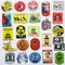 50 lustige Zombie-Sticker für Bauarbeiter, coole Stoßstangenaufkleber auf Autos, Dirtbike, Helm, Aufkleber