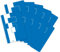 BANTEX Heft A5, kariert, 60g/m², 60 Blatt, mit rand, 10 Stück, Blue, 400116554
